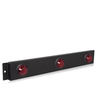 Low Profile Lightning Id Bar 1 1/4" Round Red P2PC CM Maxxima