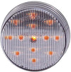 2-1/2" Amber- Clear Lens Marker Light, 13 Leds