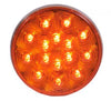 15 LED amber 4 round park front turn lighting series