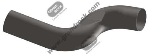Mack Granite GU813 Aluminized 5" 2-Bend Exhaust Pipe