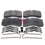 Air Disc Brake Pad Kit For WABCO MAXXUS Includes Hardware