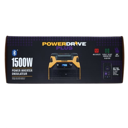PowerDrive 1500 Watt Power Inverter Wireless Control Modified Sine Wave