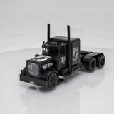 Toy Truck, Black Out, Peterbilt 379 with POW/MIA Graphics, Cab Only 1:32 Scale