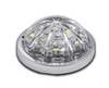 3.5" Low Profile Watermelon Hero LED Marker Light - Red Light / Clear Lens