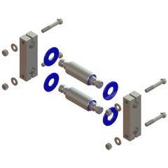 Atro Spring Eye Shackle Kit Fits Kenworth