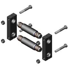 Atro Spring Eye Shackle Kit Fits Peterbilt