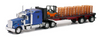 with a Flatbed Trailer with Forklift and Pallets 1:32 Scale fits Kenworth W900