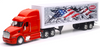 and Dry Van with Patriotic Graphics 1:32 Scale fits Peterbilt 387