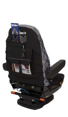 Seat Cover, Coveralls Black/Gray Cpn