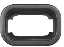 Rectangular black grommet 