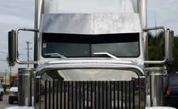 Wiper Covers fits Freightliner Classic And Fld120 Pair Stainless Steel (Pair)