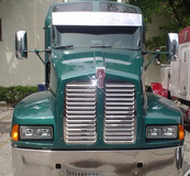 Grille Fits Kenworth T600 2 Columns S.Steel
