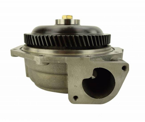 New Water Pump 5 3/4” Impeller. 74 Tooth, 7-7/8” Diameter Dished Gear W/ Angled Teeth Works W/ fits Caterpillar 3406B/C/E Engine Models