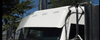 10 1/2” - 12”  Visor Fits Peterbilt 357, 378, 379, 386, 389 Ultra Cab For Painting With 6 Lights Hole S.Steel
