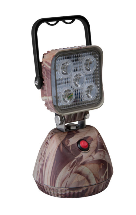 Worklamp, 5 Led, Square, Flood, Camo Design 12-24V
