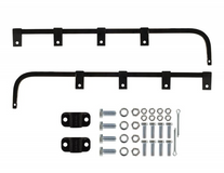 Straight Bar Type Mud Flap Hanger Set, Extra Heavy Duty (.750”)