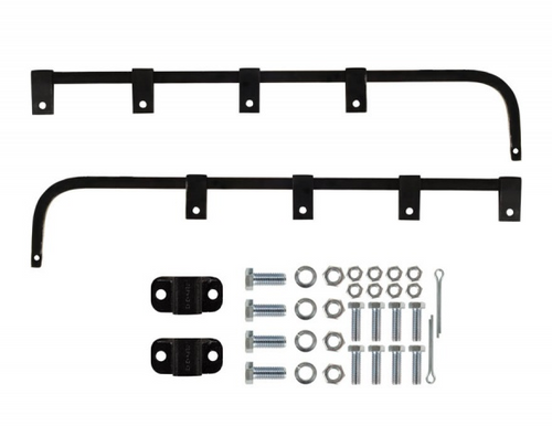 Straight Bar Type Mud Flap Hanger Set, Extra Heavy Duty (.750”)
