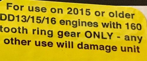 Starter Motor  39Mt 12V FITS Mercedes Benz, Detroit, DD13/15/16 2015 AND OLDER = 8200329, 8200671,  8300084 12 teeth