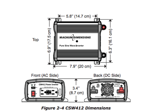 Power Inverter 400 Watt Pure Sine HF