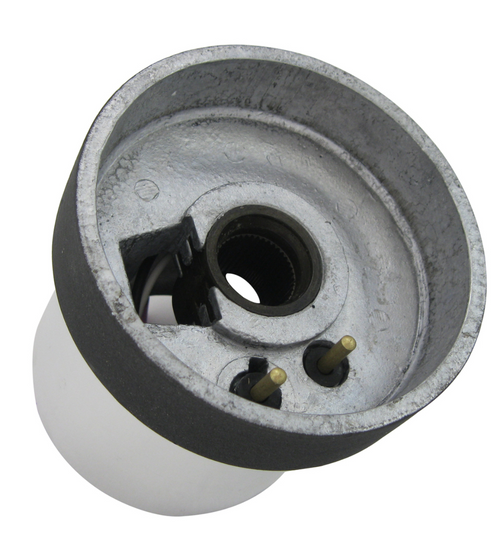 Single Horn Only Tilt & Telescopic Column Chrome 5-Hole fits Volvo VN/VNL Spline Count: 43