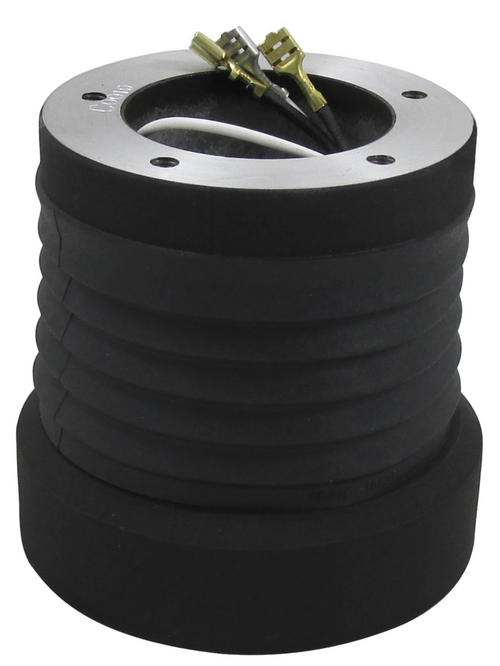 Single Horn Only Tilt & Telescopic Column Black 5-Hole fits Volvo VN/VNL