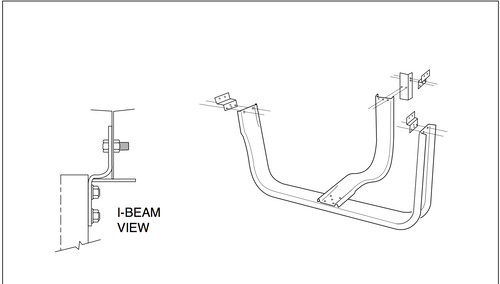 Nash Style Spare Tire Carriers Adapter
