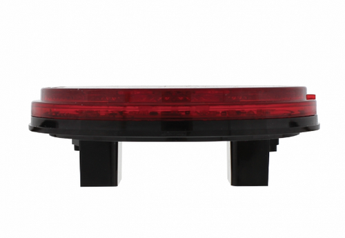 4” Round Combo Light with 12 LED Stop, Turn & Tail Light & 16 LED Back-Up Light - Red LED/Red Lens
