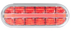 Red/Clear Oval Prime Spyder LED Light 12V 6” Stop/Turn/Tail