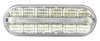 White Oval Prime Spyder LED Light 12V 6” Back Up