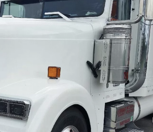 Front Air Cleaner Light Bar Filter 3 Led 3 Lines ( Sold In Pairs ) fits Freightliner Classic