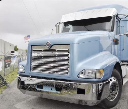 Grille Fits International 9200 & 9400i W/ Louvers S.Steel