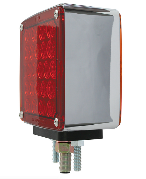 Square Double Face Pearl LED Pedestal - Driver Side