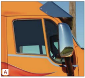 Upper Door Under Window Trims Pair fits Peterbilt 387