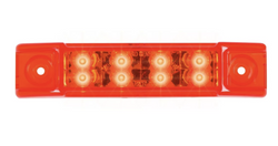 6" Rectangular Surface Mount Pearl Marker & Turn LED Light
