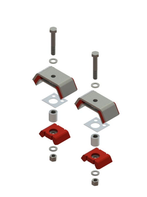 Motor Mount Kit w/ Hardware, Rear(High Temp) Fits Kenworth 🔧