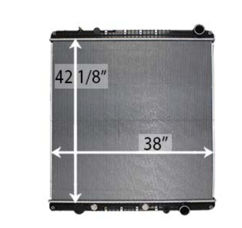 Radiator Plastic Tank, Aluminum Core fits Freightliner, Cascadia Columbia 06-10