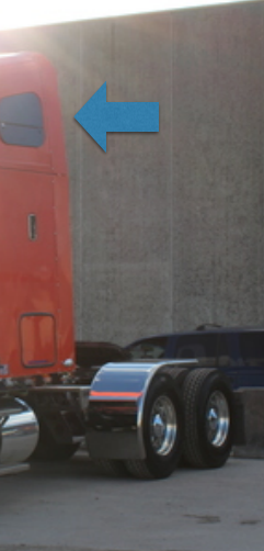 UPPER Cab Roof Extension Fairing (Driver Side) LH Fits Freightliner Cascadia 2008-2017 46"