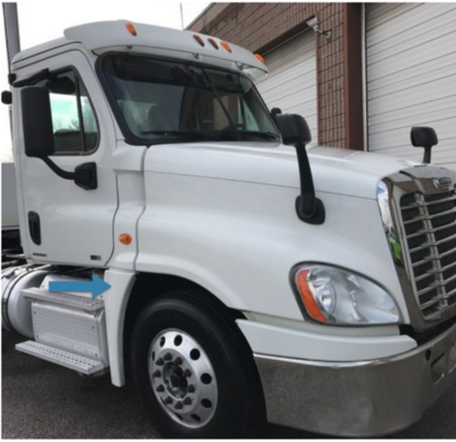 Cowl Hood, Fender Front 125 fits Freightliner Cascadia extension Hood