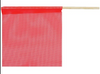 Flag Ploe 3/4”X30” Wood Dowel Rod,Jersey Knit Width 18”X18” Red