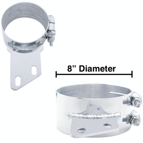 8” Wide Angled Clamp Fits Peterbilt