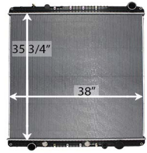 Radiator Plastic Tank Aluminum Core fits Freightliner CASCADIA 2009-2017