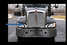Under Headlight and Grill Trims (3 pc kit) fits Kenworth T660
