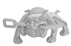 Bulldog with Winch Bar Hood Ornament