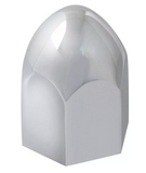 Bullet Chrome Plastic Push-On Lug Nut Cover Without Flange 15/16''  Height 2/1/4" (10 pcs)