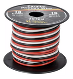 Parallel Primary Wire Roll 25’ 3 Wires 16 Gauge