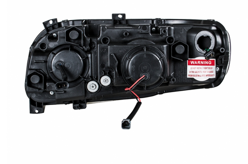 Chrome Projection Headlight with LED Position Light & LED Turn Signal for 2008+ fits Peterbilt 388 389 367 567