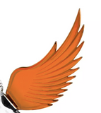 Amber Replacement Wings for WindRider Hood Ornament