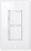 Single Pole Decorative Combination Switch White Wall Plates Included