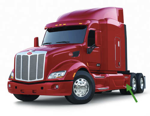 Lower Back Step Trim fits Peterbilt 579