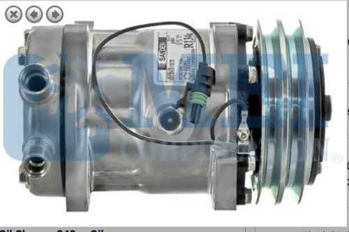 Sanden Compressor - Genuine OEM Grade 2 Groove 4639/4644/8104